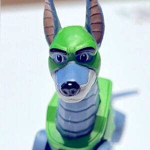 Scooby Doo Dynomutt Green and Blue Robotic Dog Figure